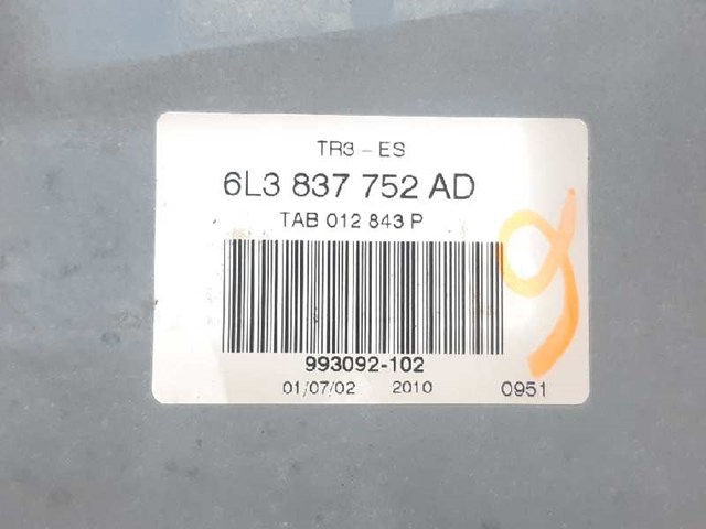 VAG 6L3837462 Mecanismo de elevalunas delantero derecha comprar Barcelona