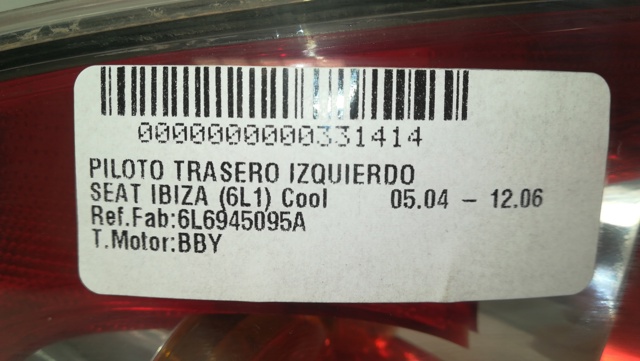 VAG 6L6945095A Piloto trasero exterior izquierdo comprar Tarragona