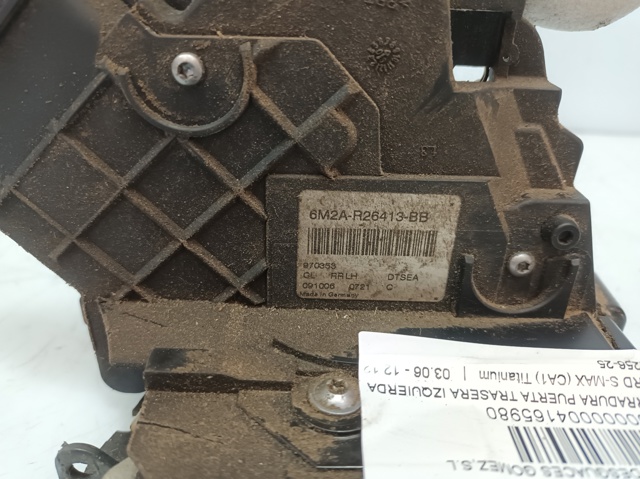 6M2AR26413BB FORD Cerradura de puerta trasera izquierda  en stock Huelva