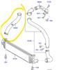 Tubo flexible de aire de sobrealimentación derecho 6M516K863GC FORD