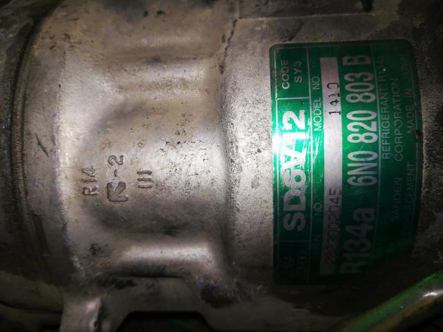 Compresor aire acondicionado para volkswagen polo 60 1.4 aud 6N0820803B