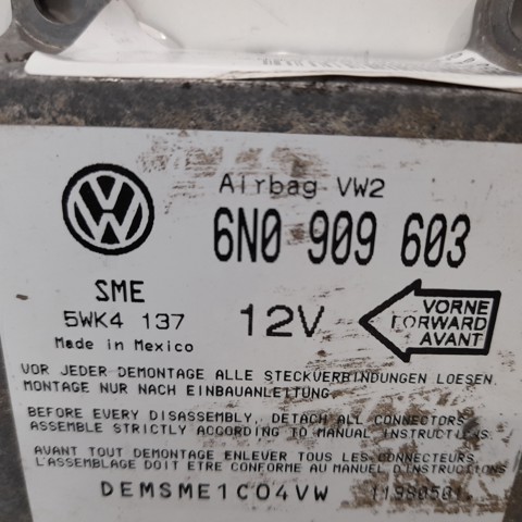 6N0909603 VAG Módulo de control de airbag  comprar en Lleida