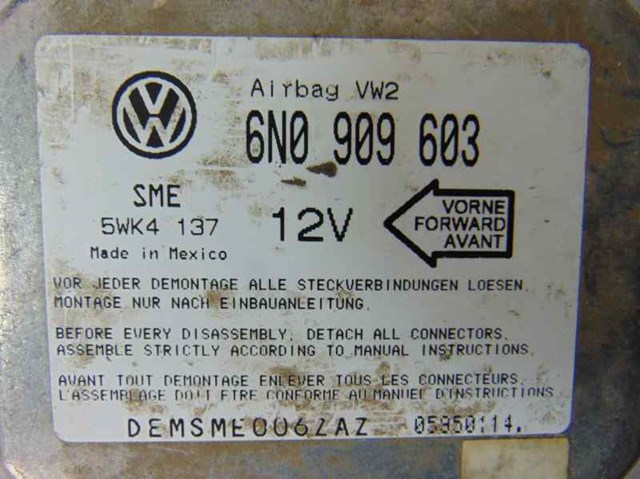 6N0909603 VAG Módulo de control de airbag comprar Madrid