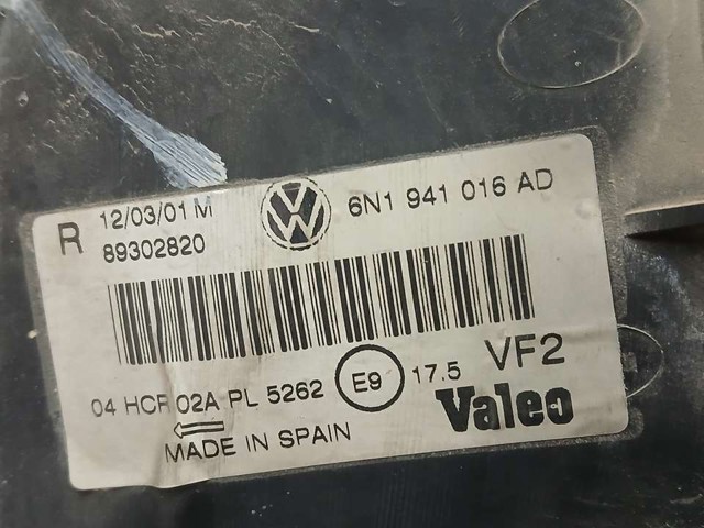 VAG 6N1941016AD Faro derecho  comprar en Murcia