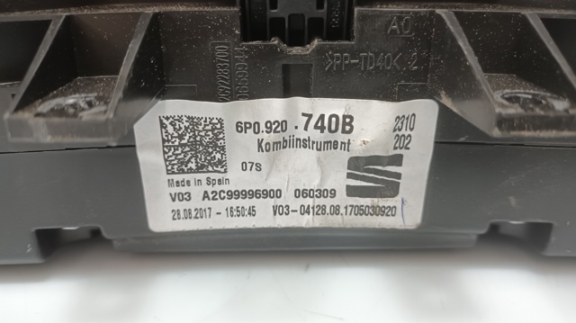 6P0920740B VAG Tablero de instrumentos  comprar en Jaén