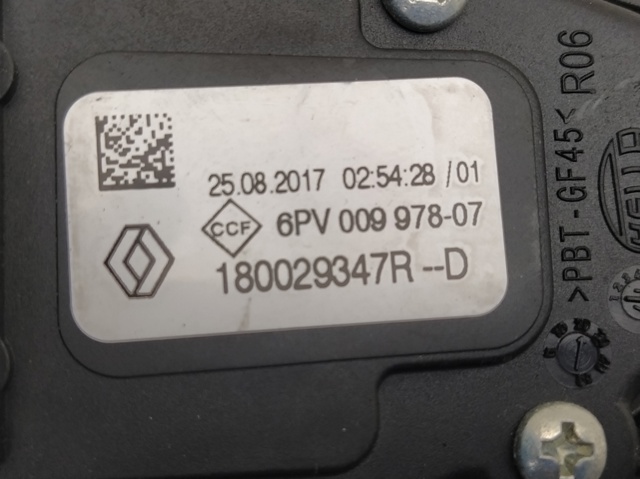 6PV00997807 RENAULT Pedal del acelerador  comprar en Oviedo