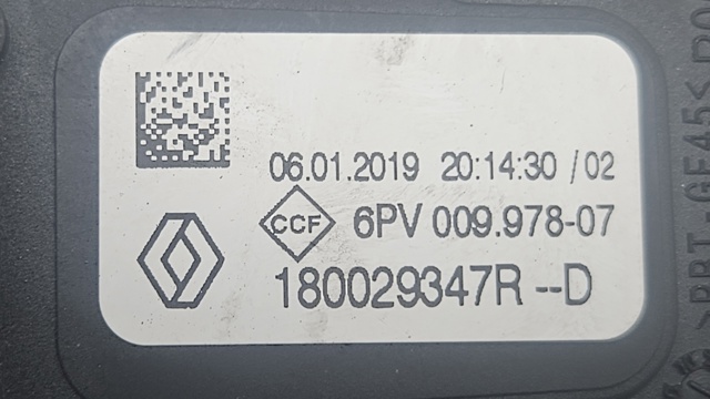 6PV00997807 Pedal del acelerador  en stock Castellón