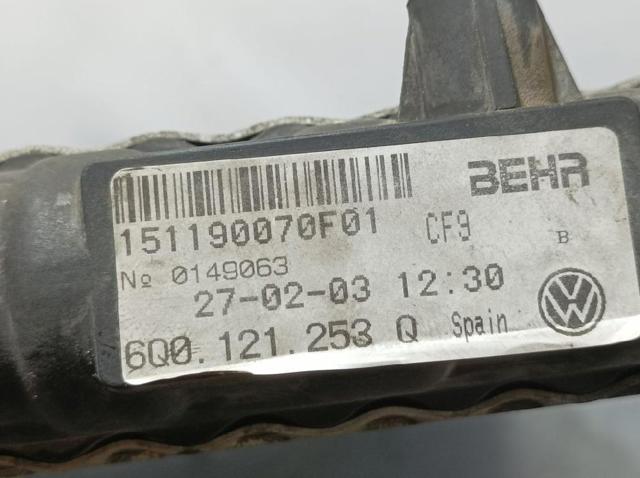 VAG 6Q0121253Q Radiador  en stock Valencia