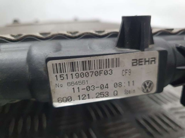 6Q0121253Q Radiador  en stock Castellón