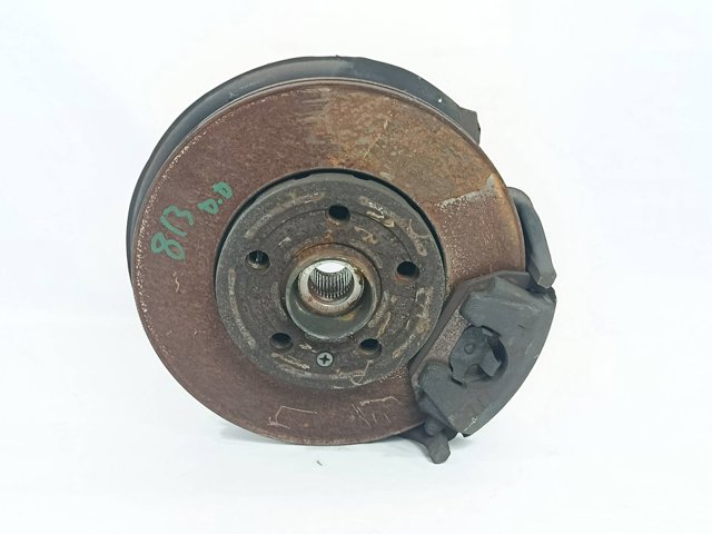 Muñón del eje, soporte de rueda, delantero derecho 6Q0407256AC VAG