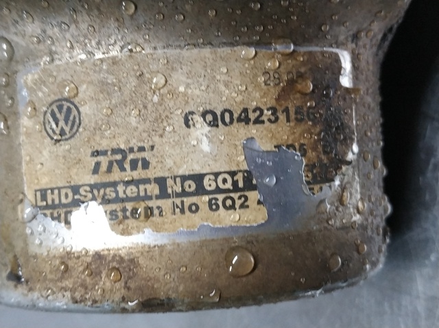 Depósito de bomba de dirección hidráulica Volkswagen Polo 5 6R1, 6C1