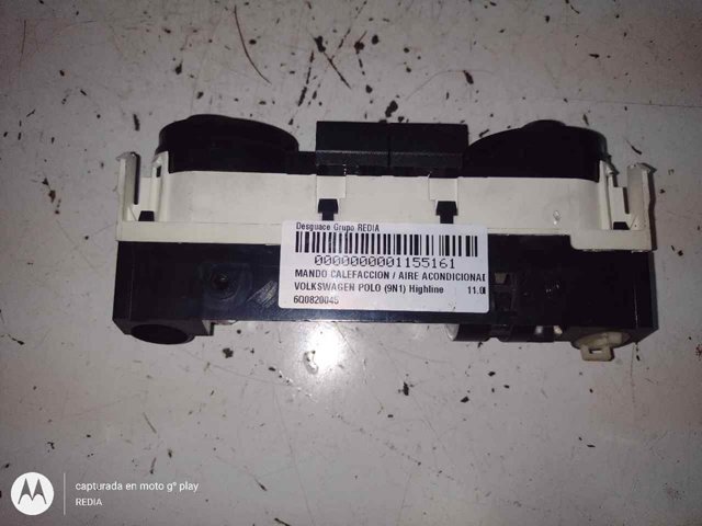 6Q0820045E VAG Módulo de modos de calefacción/aire acondicionado  comprar en Oviedo