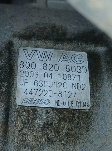 6Q0820803D Compresor de aire acondicionado  en stock Castellón