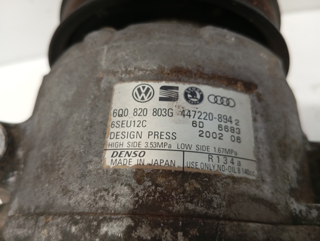 VAG 6Q0820803G Compresor de aire acondicionado  comprar en Ponferrada