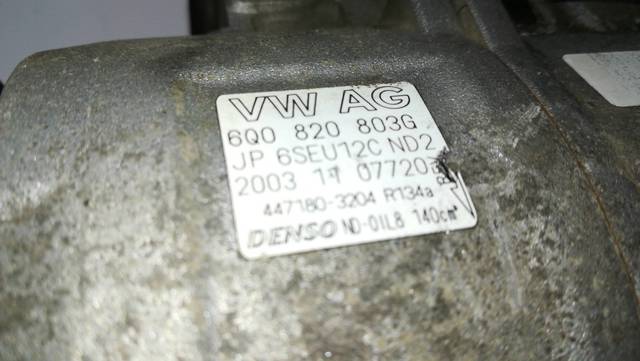 VAG 6Q0820803G Compresor de aire acondicionado  en stock Salamanca