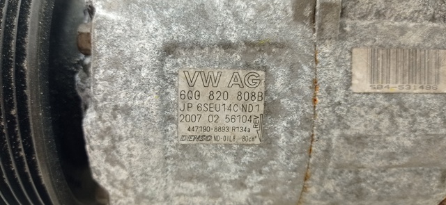 VAG 6Q0820808B Compresor de aire acondicionado  en stock Valencia
