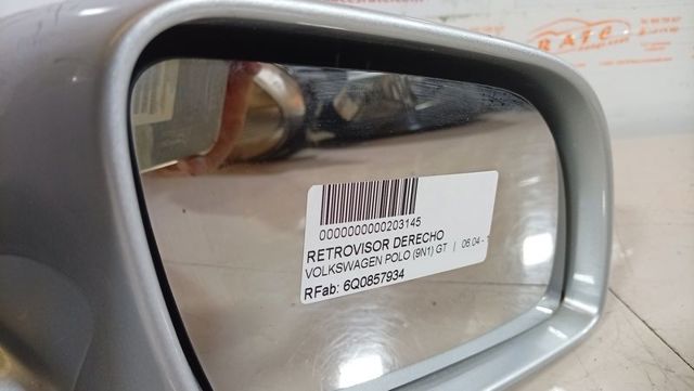 6Q0857934 Espejo de retrovisor derecho  en stock Castellón