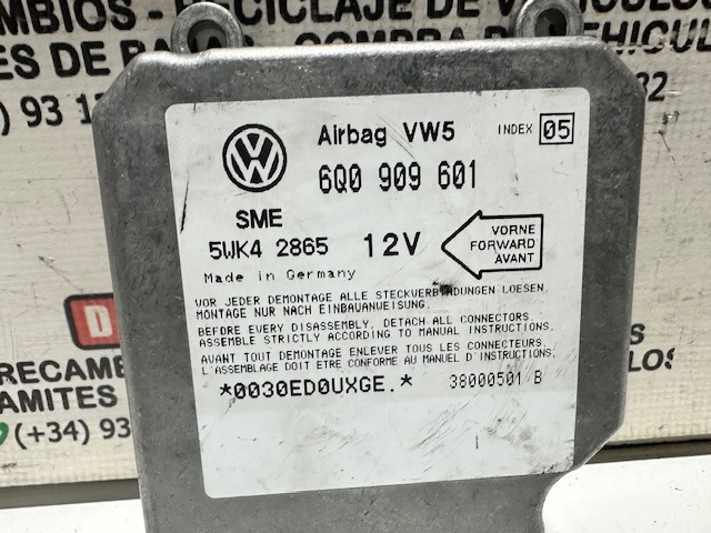VAG 6Q0909601 Módulo de control de airbag  disponible Lugo