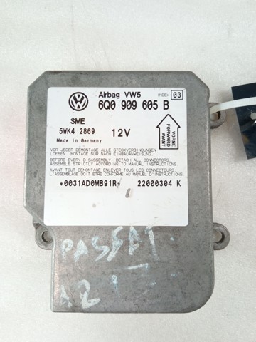 VAG 6Q0909605B Módulo de control de airbag  en stock Valencia