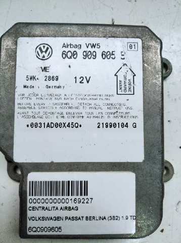 VAG 6Q0909605B Módulo de control de airbag  comprar en Albacete