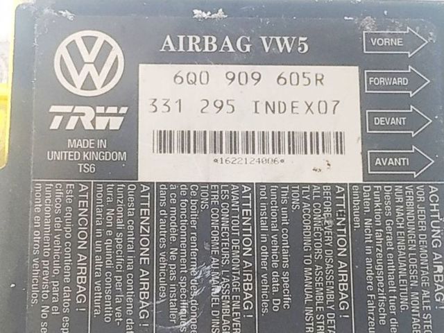 VAG 6Q0909605R Módulo de control de airbag  en stock Valencia