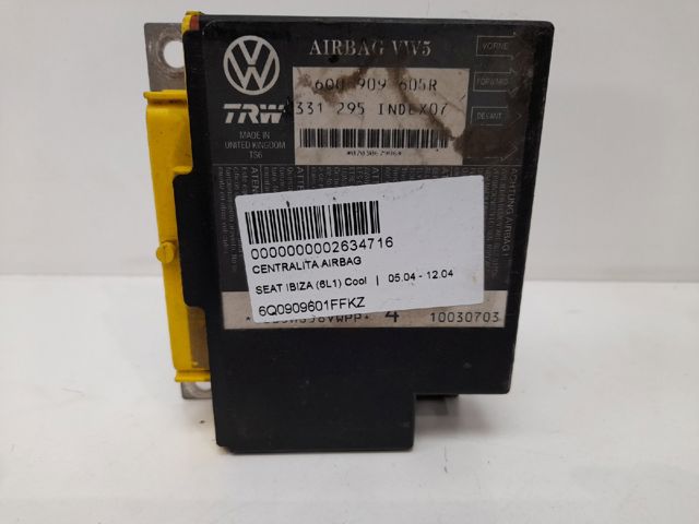 6Q0909605R Módulo de control de airbag  disponible Utrera