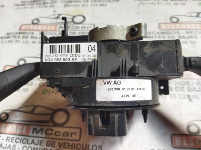 6Q0953503AF Conmutador columna dirección  en stock Castellón