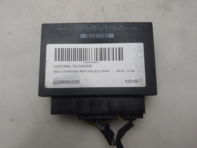 VAG 6Q0959433E Módulo de confort  disponible España