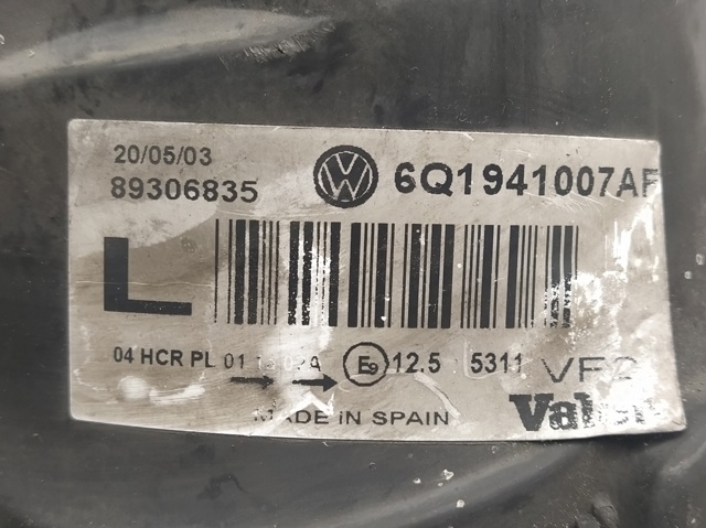 6Q1941007AF VAG Faro izquierdo  en stock Córdoba