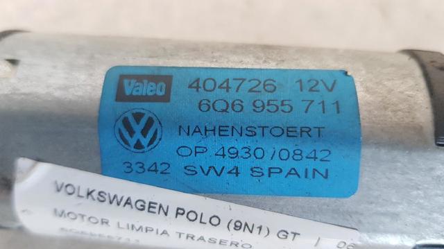 VAG 6Q6955711 Motor del limpiaparabrisas trasero  comprar en Albacete