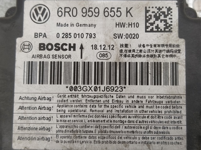 6R0959655K VAG Módulo de control de airbag  en stock Gandía