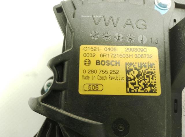 6R1721503H Pedal del acelerador  comprar en Pontevedra
