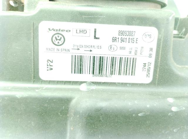 Faro izquierdo Volkswagen Polo 5 6R1, 6C1