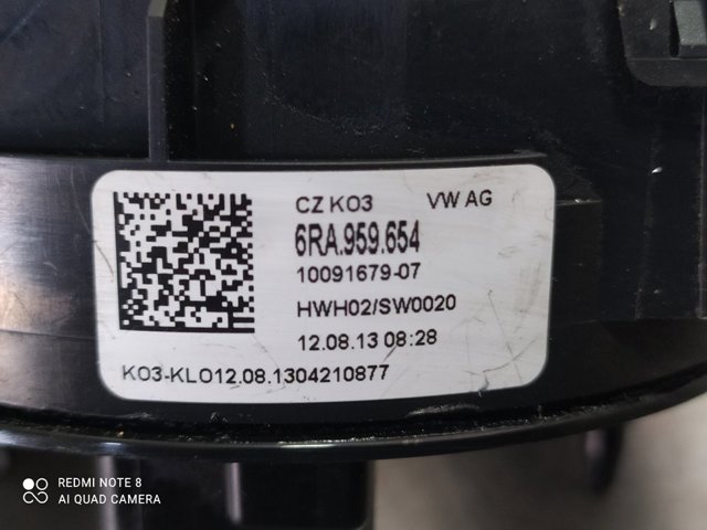 VAG 6RA959654 Anillo AIRBAG comprar Pamplona