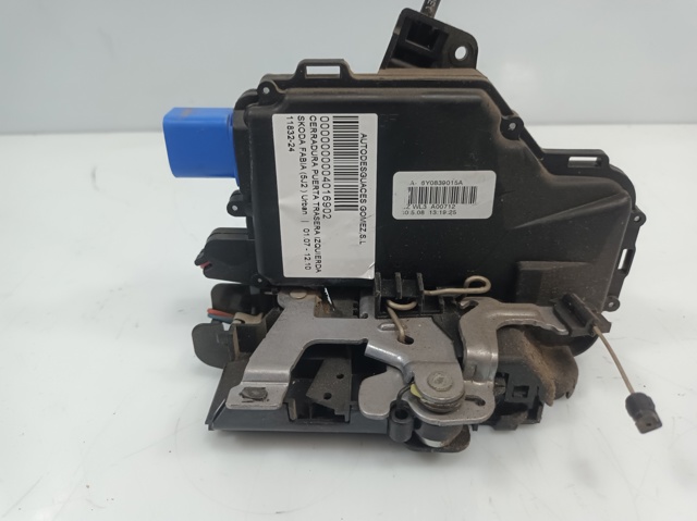6Y0839015A VAG Cerradura de puerta trasera izquierda  en stock Córdoba