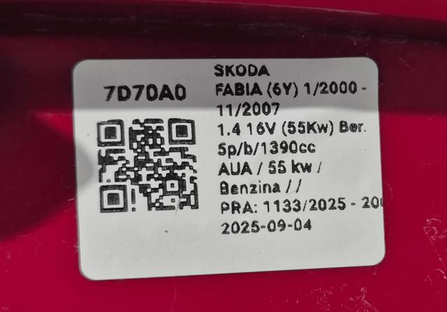 6Y6945112C VAG Piloto trasero derecho  en stock Huelva
