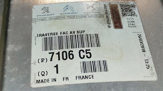 7106C5 PEUGEOT Refuerzo parachoque delantero  en stock Gandía
