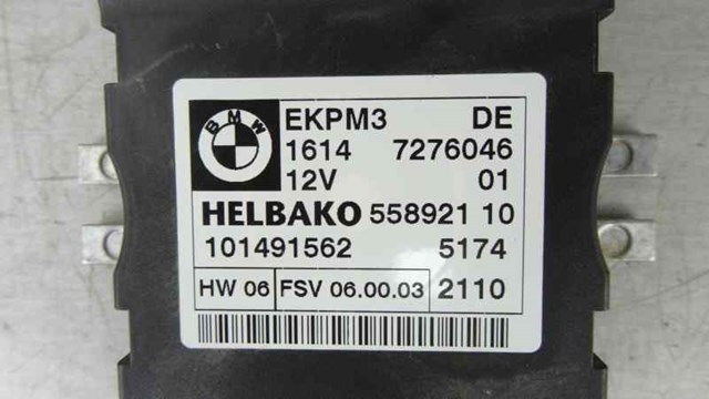 BMW 7276046 Módulo de control del motor de la bomba de combustible  en stock Valencia