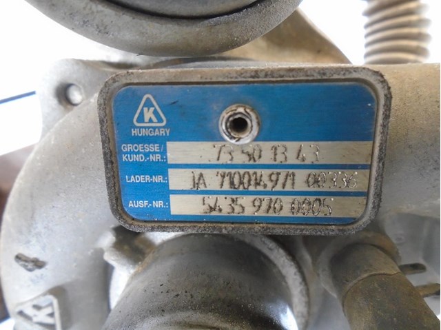 Turbocompresor para opel corsa d 1.3 cdti (l08, l68) z13dtj 73501343