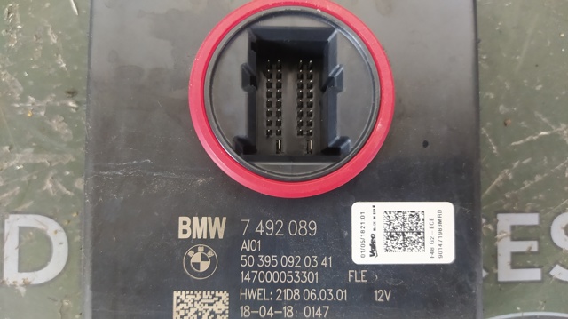 BMW 7492089 Módulo de control de luces de faros (ECU) comprar Tarragona