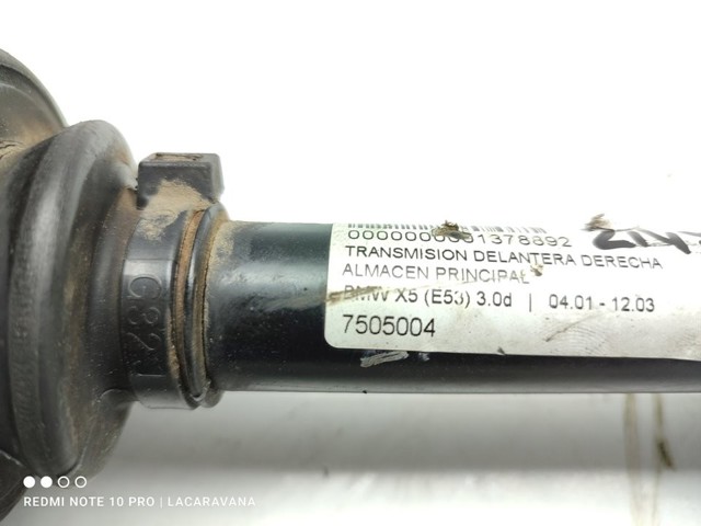BMW 7505004 Semieje delantero derecho  disponible Lugo