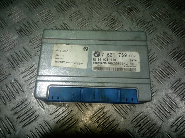 7521759 BMW Módulo de control electrónico de la transmisión automática comprar Madrid