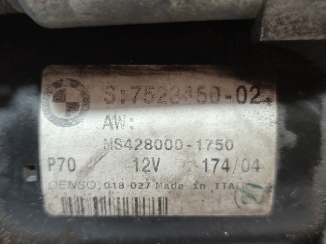 7523450 BMW Motor de arranque comprar Bilbao