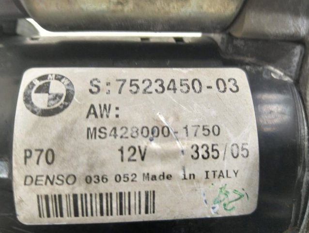 BMW 752345003 Motor de arranque  comprar en Murcia