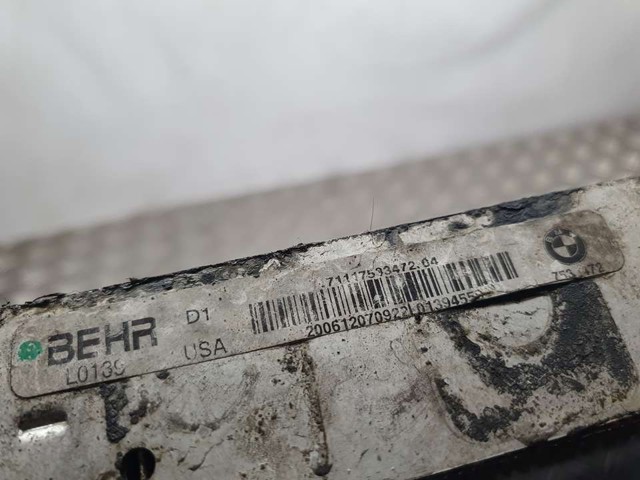 BMW 7533472 Radiador de refrigeración del motor  comprar en Albacete