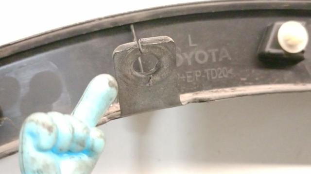 Ensanchamiento, guardabarros delantero izquierdo Toyota C-HR X10