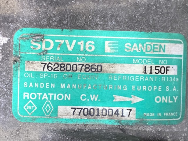 7700100417 RENAULT Compresor de aire acondicionado comprar Alcalá