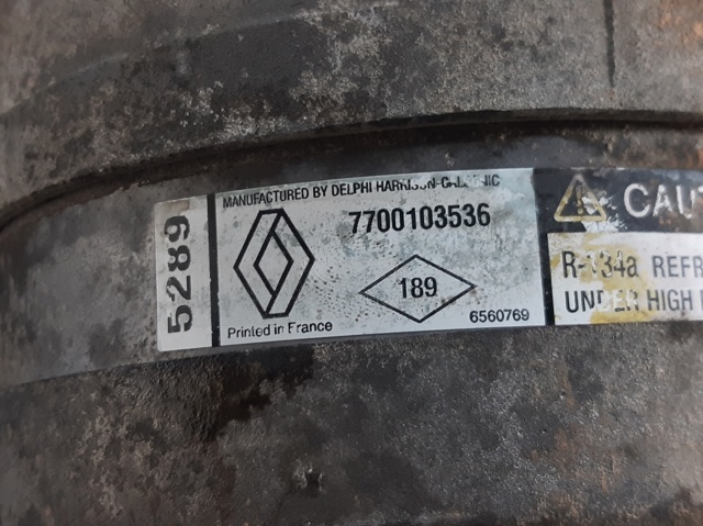 7700103536 RENAULT Compresor de aire acondicionado comprar Madrid