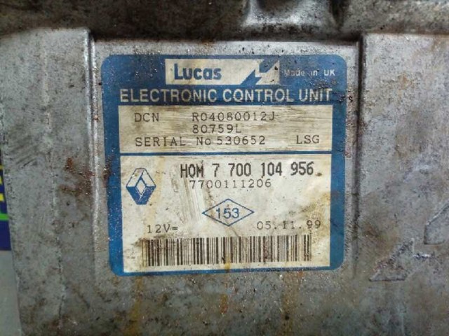 RENAULT 7700104956 ECU comprar Barcelona