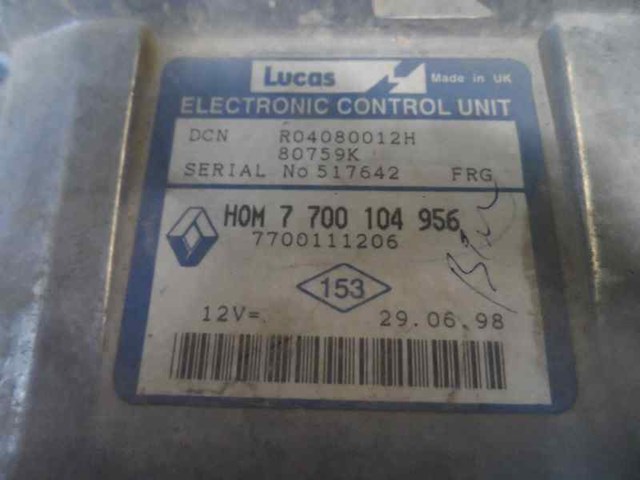 7700111206 Unidad de control del motor (ECU)  disponible Burgos